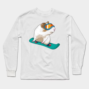 Guinea pig Snowboarder Snowboard Long Sleeve T-Shirt